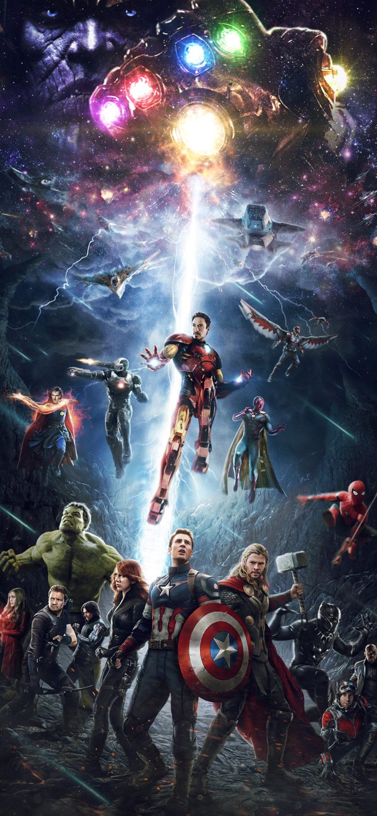 Fonds Décran Marvel Avengers Infinity War Heros Pour Iphone X