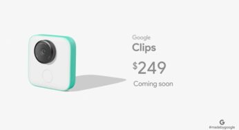 La nouvelle caméra Clips de Google en vente dés aujourd’hui