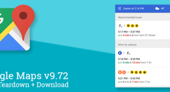 Google Maps v9.72 Beta : Création des comptes Uber depuis Google Maps