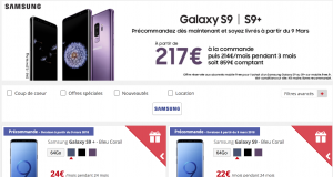 Les Samsung Galaxy S9 et S9+ sont déjà en précommande !