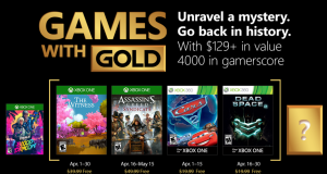 Xbox Games With Gold - Les jeux gratuits du mois d'avril 2018