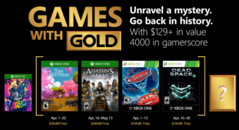 Xbox Games With Gold : Les jeux gratuits du mois d’avril 2018