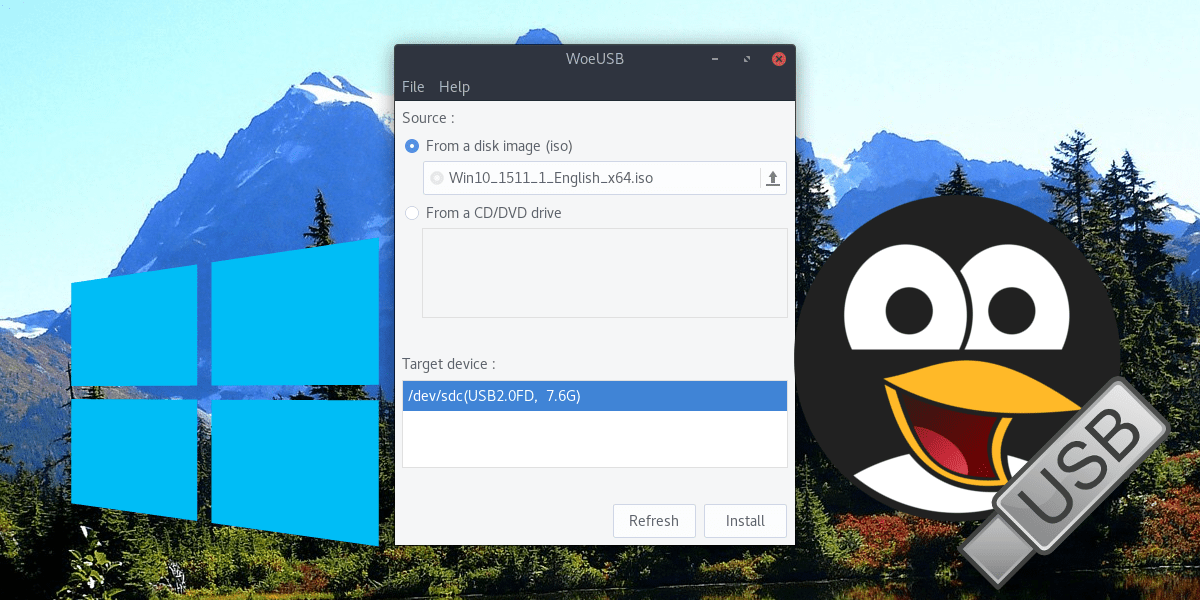 Linux mint comment cr er une cl usb bootable avec woeusb