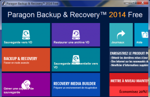 Backup et Recovery Preview Free
