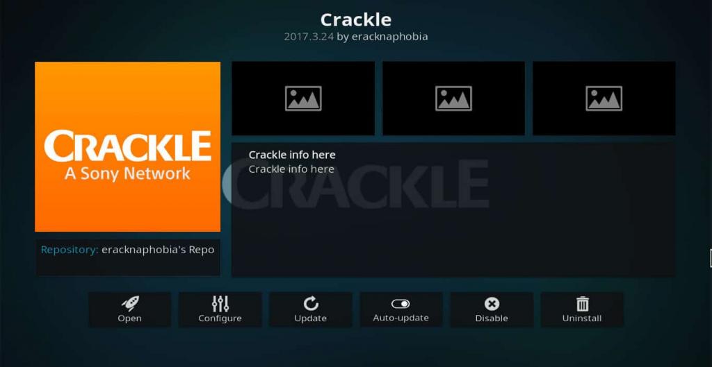 Add-ons de kodi pour crackle