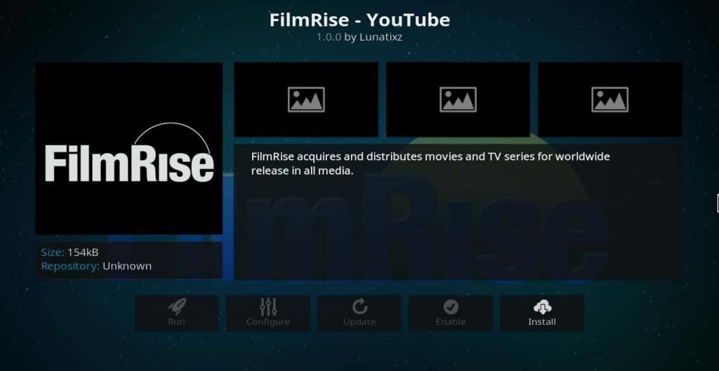 Add-ons de kodi pour FilmRise