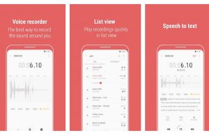 enregistrer sa voix avec Samsung-Voice-Recorder