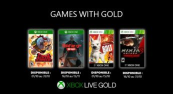 Les jeux gratuits Xbox Live Gold d’octobre 2019