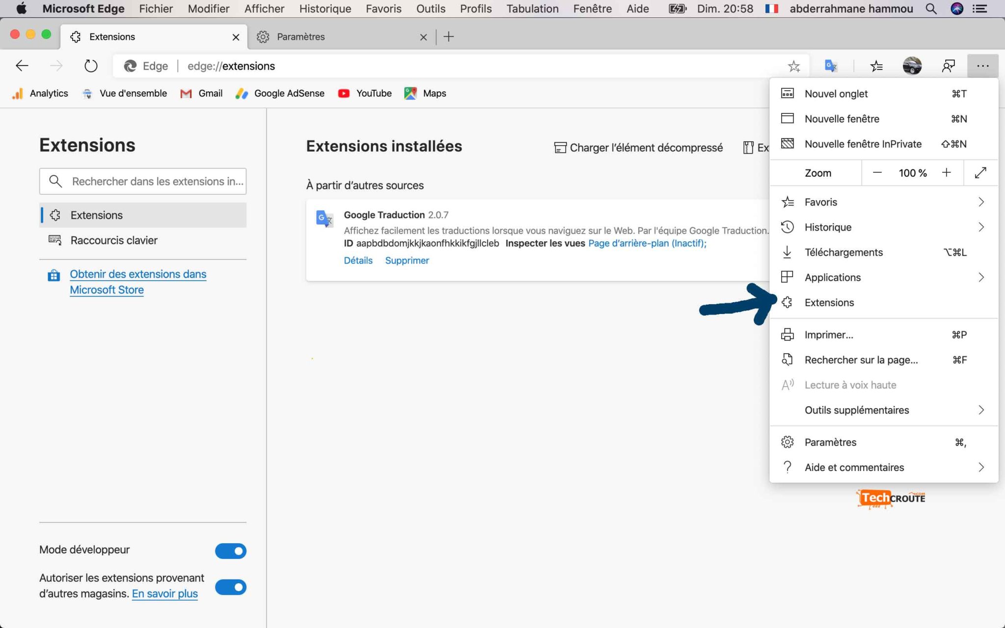 Comment installer des extensions sur Microsoft Edge Chromium