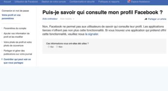 Comment savoir qui visite mon profil Facebook ?