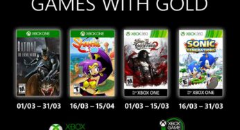 Les 4 jeux Games with Gold gratuits de mars 2020