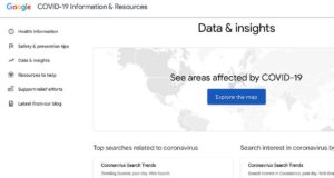 google-covid-19-page-officielle