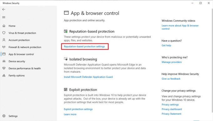 Comment bloquer les applications malveillantes (PUA) sur Windows 10