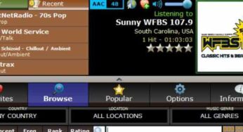 Écouter des stations radio par internet avec l’application VRadio