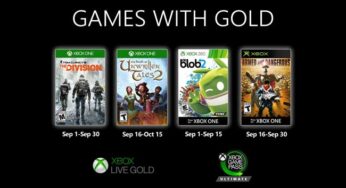 Les jeux Games with Gold gratuits du mois de septembre 2020