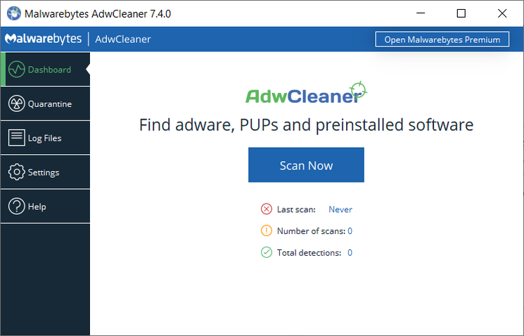 Malwarebytes AdwCleaner