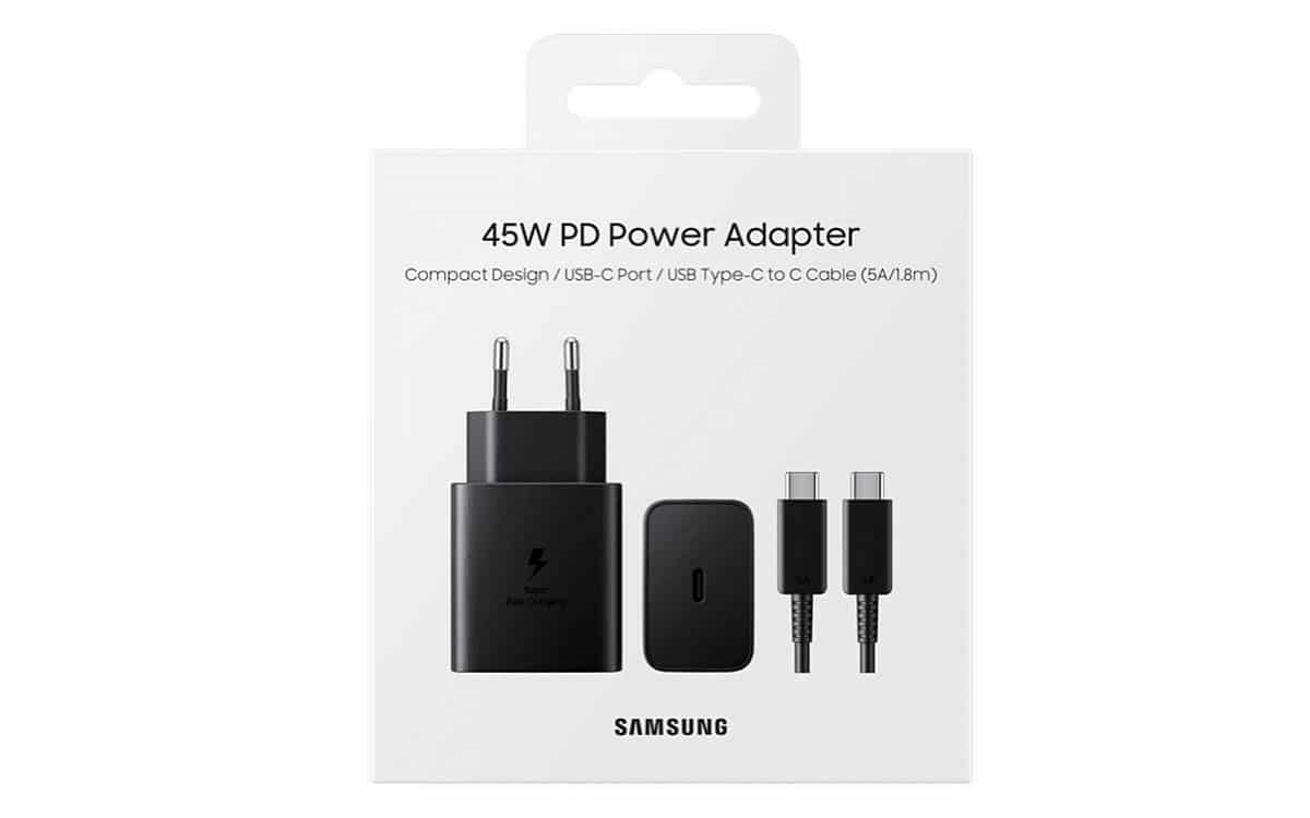 Chargeur 45W pour Samsung S22