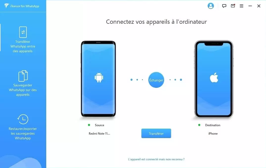 Connectez vos appareils à l'ordinateur