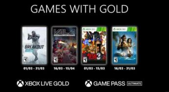 Xbox Games with Gold : les jeux offerts en mars 2022