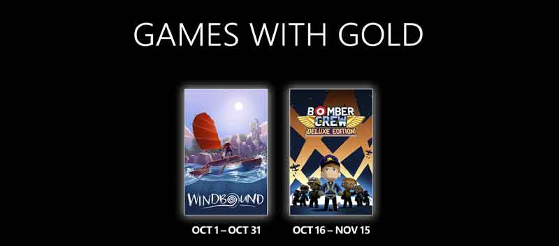 Games With Gold du mois d’octobre 2022 - TechCroute.com
