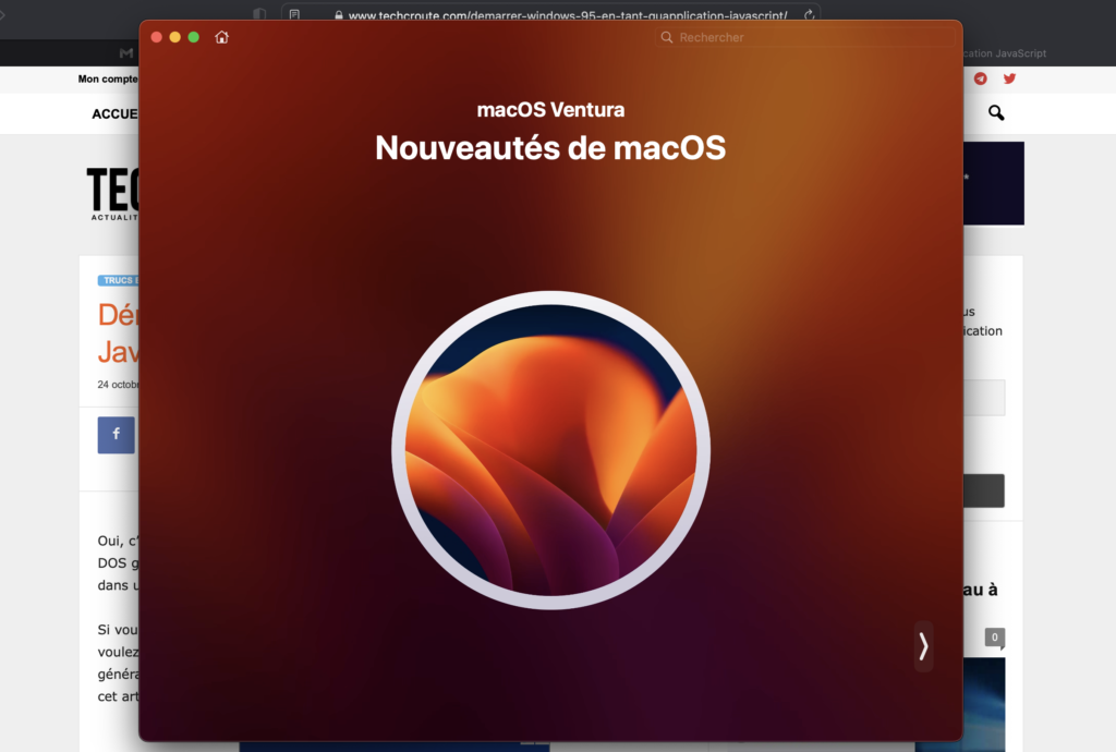 MacOS Ventura