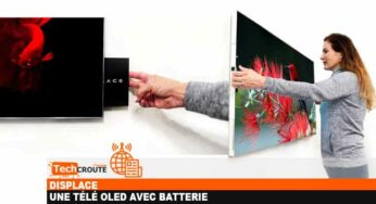 Displace, une télé OLED avec batterie