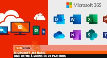 Microsoft 365 Basic : une offre à moins de 2€ par mois
