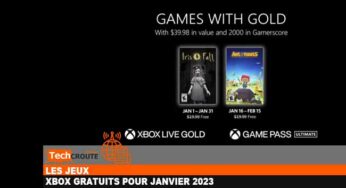 Les jeux Xbox gratuits pour janvier 2023