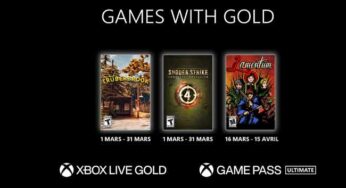Les jeux Xbox with Gold gratuits pour mars 2023