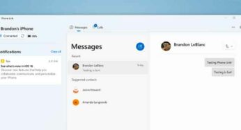 iMessage débarquera sur Windows 11 via Phone Link