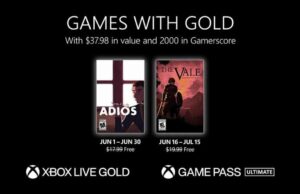 Jeux Xbox avec Gold juin 2023