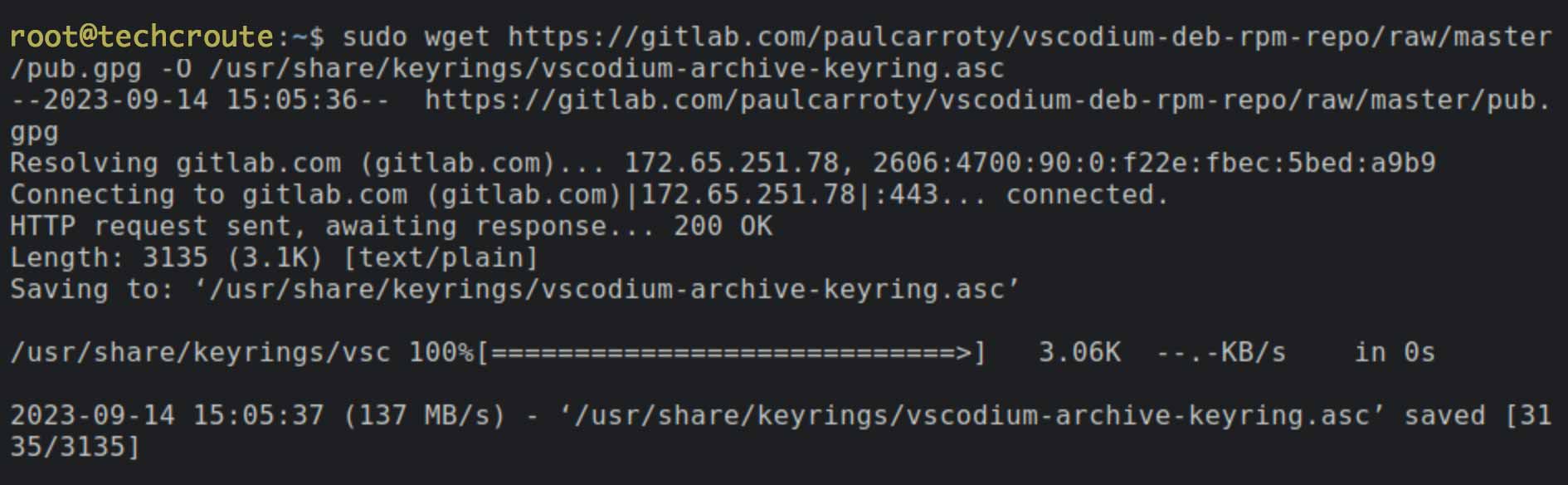 Comment installer VSCodium sur Ubuntu - TechCroute.com