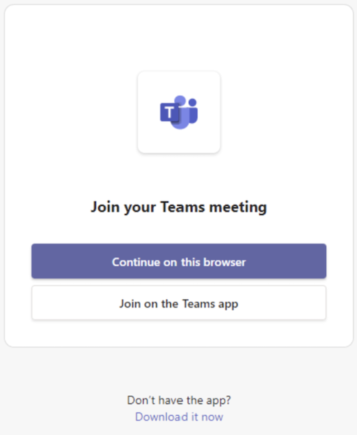 invitation-teams-browser-mode