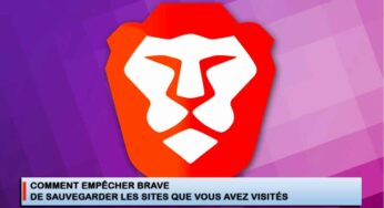 Comment empêcher Brave de sauvegarder les sites que vous avez visités
