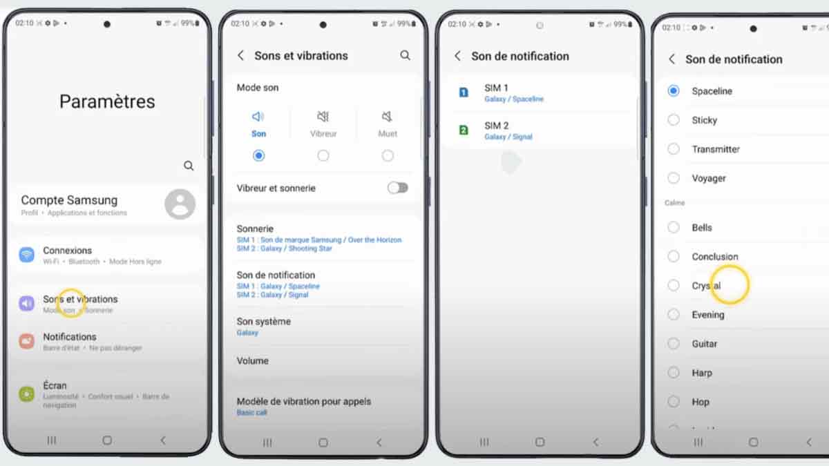 comment changer le son du téléphone