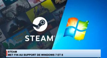 Steam met fin au support de Windows 7 et 8