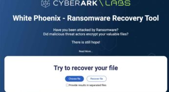 White Phoenix : un outil en ligne pour décrypter les fichiers partiellement cryptés par les ransomwares