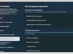 Espace comptes Meta