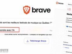 Nouveauté répondre avec ia : Brave search