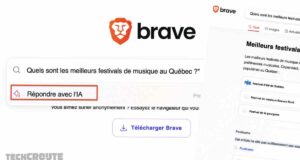 Nouveauté répondre avec ia : Brave search