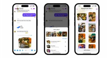 Nouveautés Messenger : Support des images en HD, transfert de gros fichiers et albums photo collaboratifs