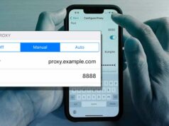 configurer proxy sur un iphone