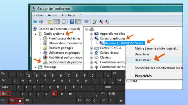 Re-installation Pilotes Cartes Graphiques