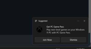 publicité sur Windows 11