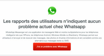 Comment vérifier en temps réel si WhatsApp est en panne