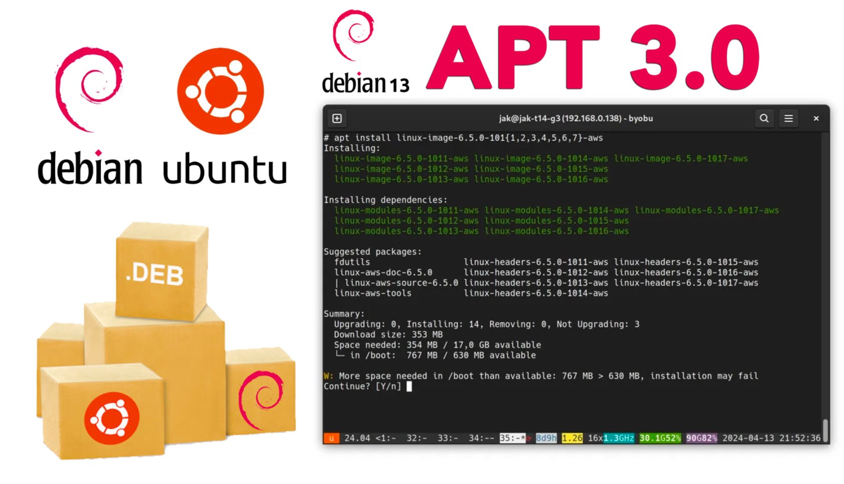 APT 3.0, le gestionnaire de paquets Linux en couleur et des nouvelles ...