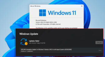Problèmes d’installation de la mise à jour KB5063060 pour Windows 11 24H2 
