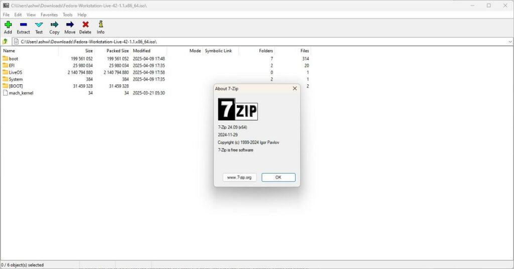 7-Zip 25.00