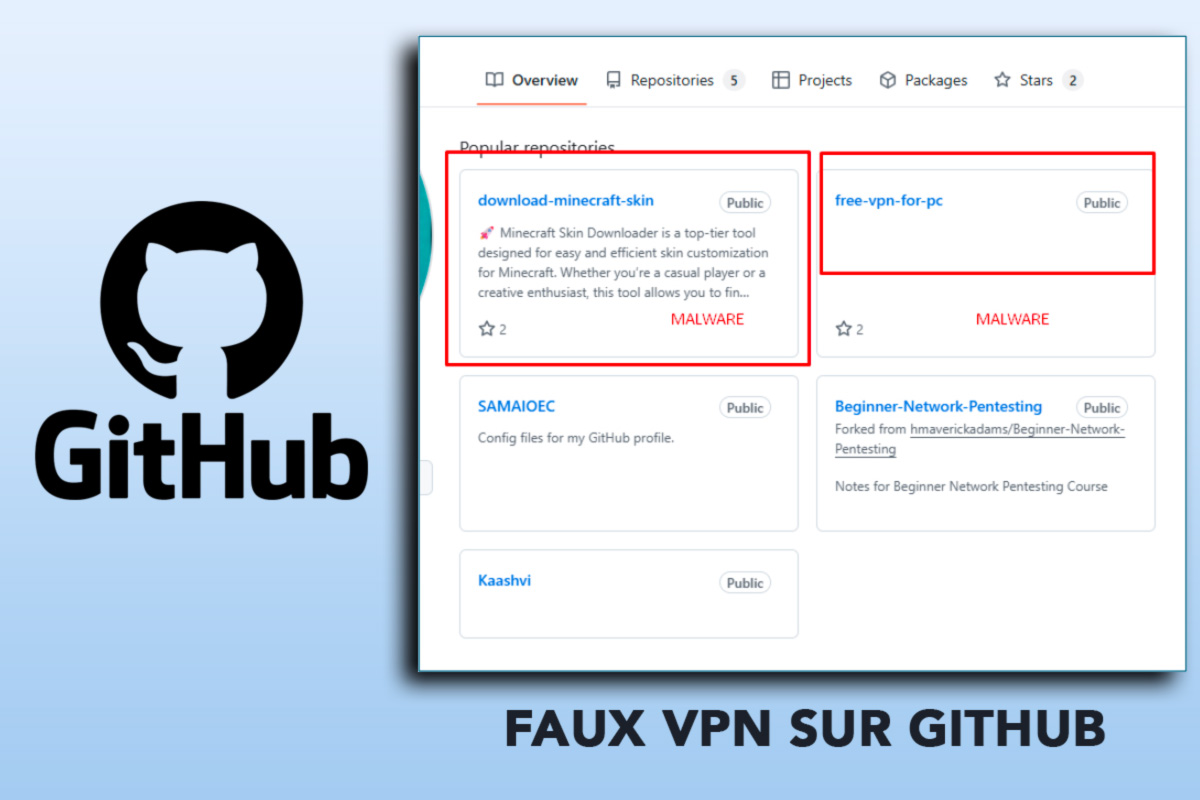 Faux VPN sur GitHub : une nouvelle vague de logiciels espions déjoue la ...