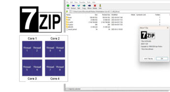 7-Zip 25.00 prend désormais en charge un plus grand nombre de threads CPU et améliore les vitesses de compression.